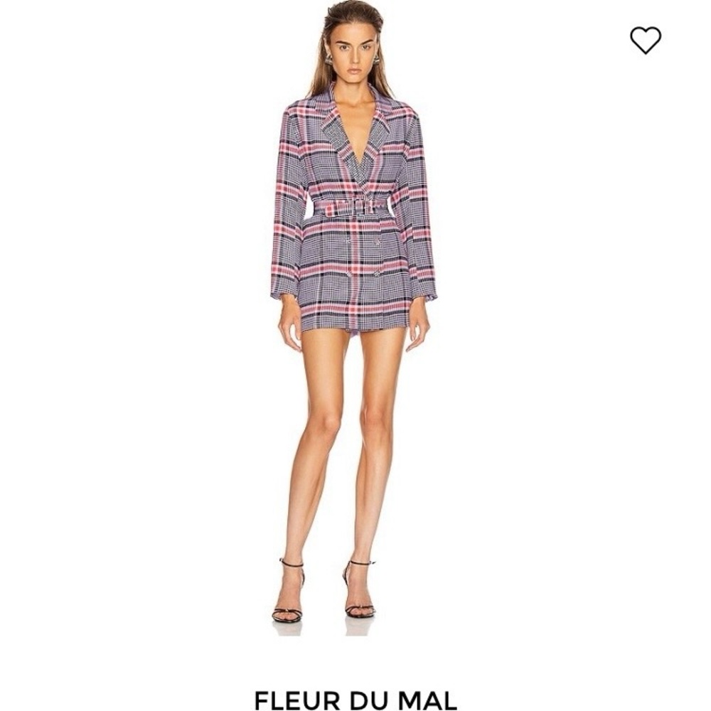 Fleur du Mal Silk Blazer Dress